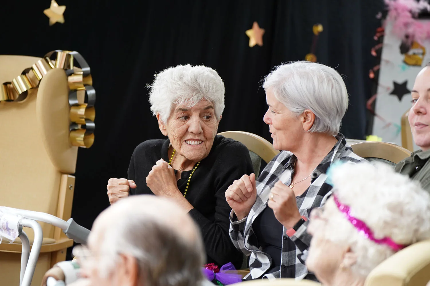 Getting jiggy at Abbey Court Care