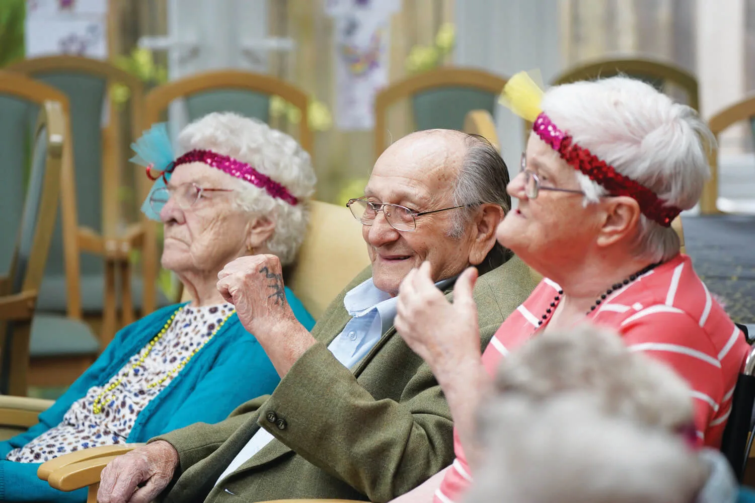 Sing and dancing at Abbey Court Care